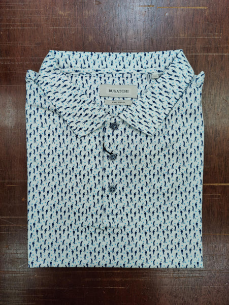 Men's Bugatchi | Woven Sportshirt | Ice