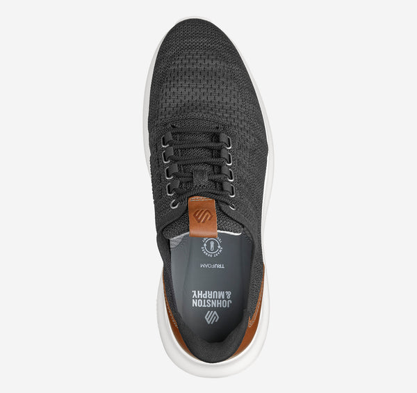 Men's Johnston & Murphy | Amherst 2.0 | Black Heathered Top