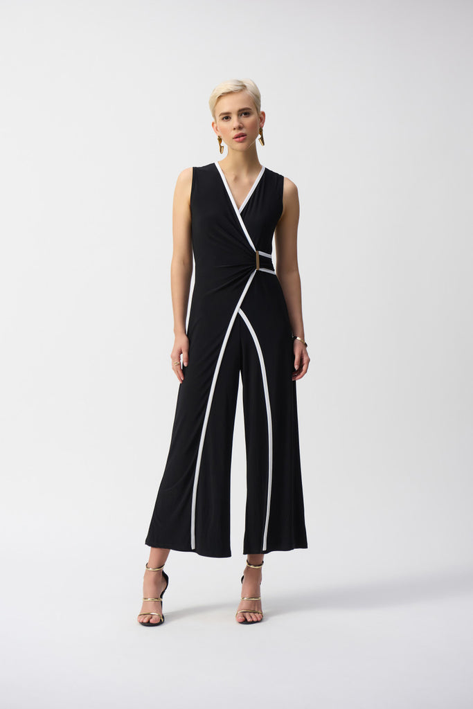 Women's Joseph Ribkoff |Sleeveless Culotte Jumpsuit |Black and