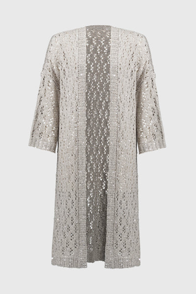 Women's Joseph Ribkoff | Open-front Knitted Cardigan | Champaign