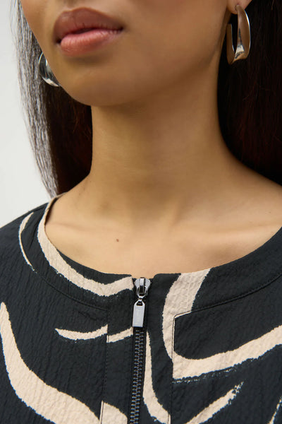 Women's Joseph Ribkoff | Casual Mini Shift Dress | Black