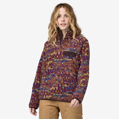 Women's Patagonia | Lightweight Synchilla Snap-T Pullover | Night Plum