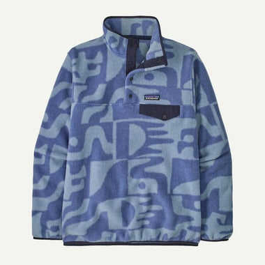 Women's Patagonia | Lightweight Synchilla® Snap-T® Fleece Pullover | Mother Tree: Barnacle Blue