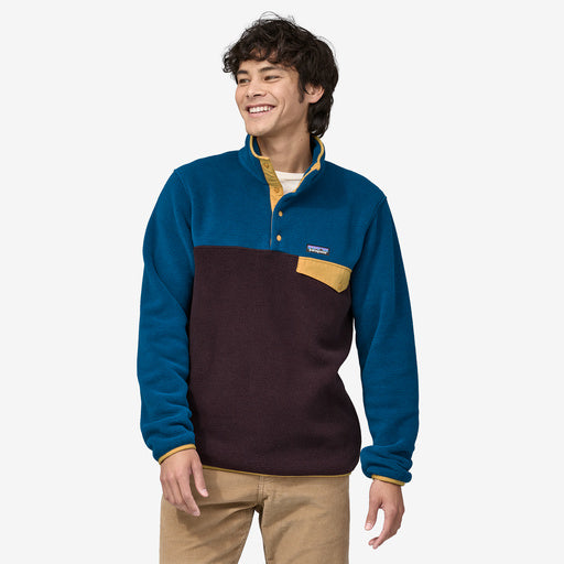Men's Patagonia | Lightweight Synchilla®Snap-T® Fleece Pullover | Plum