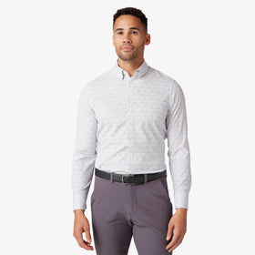 Men's Mizzen + Main | Leeward Trim Long Sleeve | White