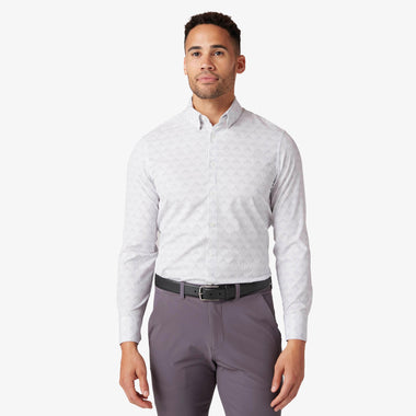 Men's Mizzen + Main | Leeward Trim Long Sleeve | White