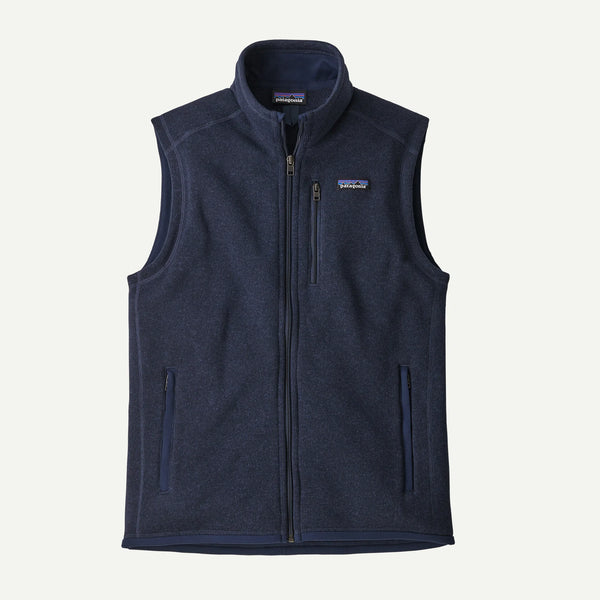 Navy blue vest on a white background
