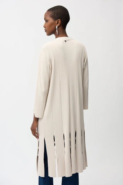 Women's Joseph Ribkoff | Viscose Blend Long Open Cardigan | Moonstone
