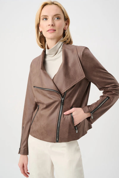 Women's Joseph Ribkoff | Moto Jacket | Mink