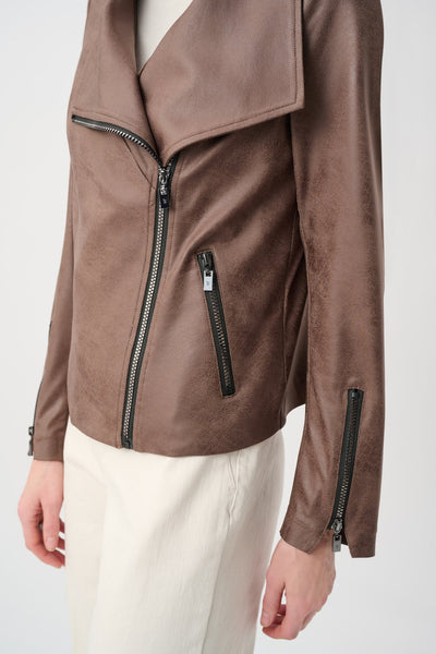 Women's Joseph Ribkoff | Moto Jacket | Mink