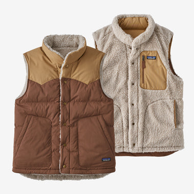 Men's Patagonia | Reversible Bivy Down Vest | Moose Brown