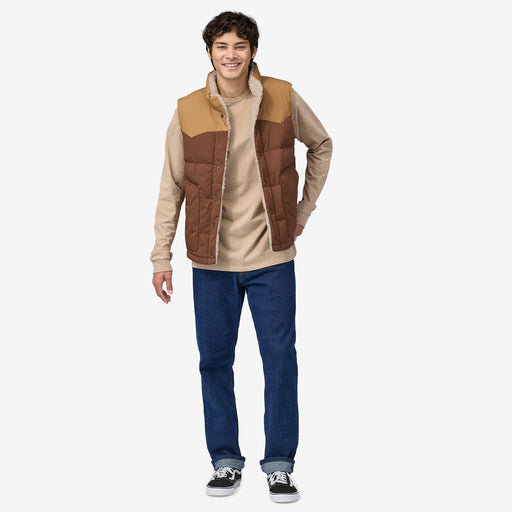 Men's Patagonia | Reversible Bivy Down Vest | Moose Brown