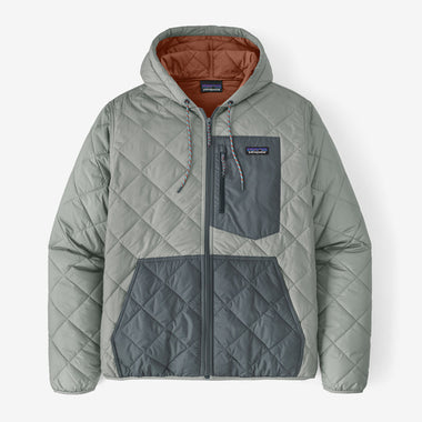 Men's Patagonia | Diamond Quilted Bomber Hoody  | Sleet Green