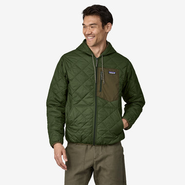 Men's Patagonia | Diamond Quilted Bomber Hoody | Torrey Pine Green