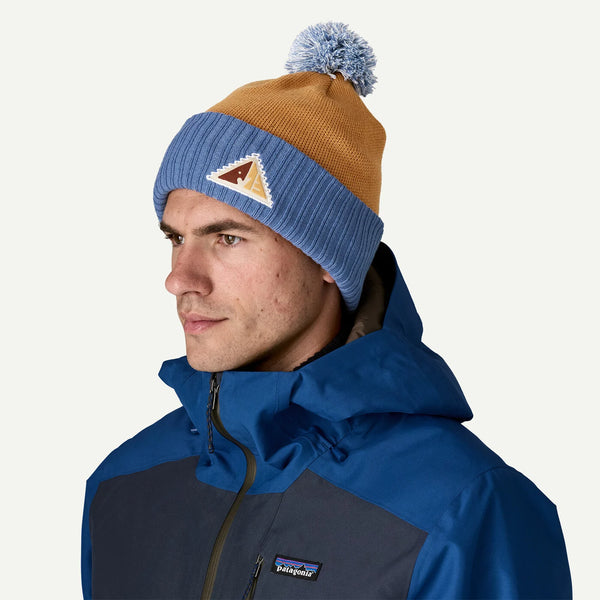 Men's Patagonia | Powder Town Beanie | Snowsteps Patch: Talon Gold