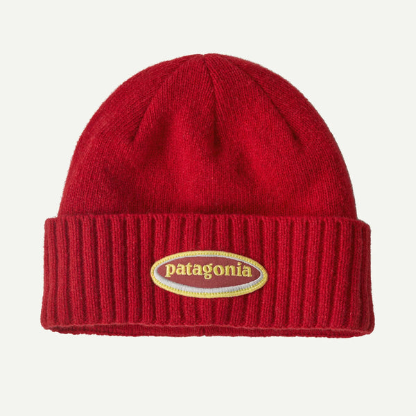 Men's Patagonia | Brodeo Beanie | Oval Logo: Amanita Red