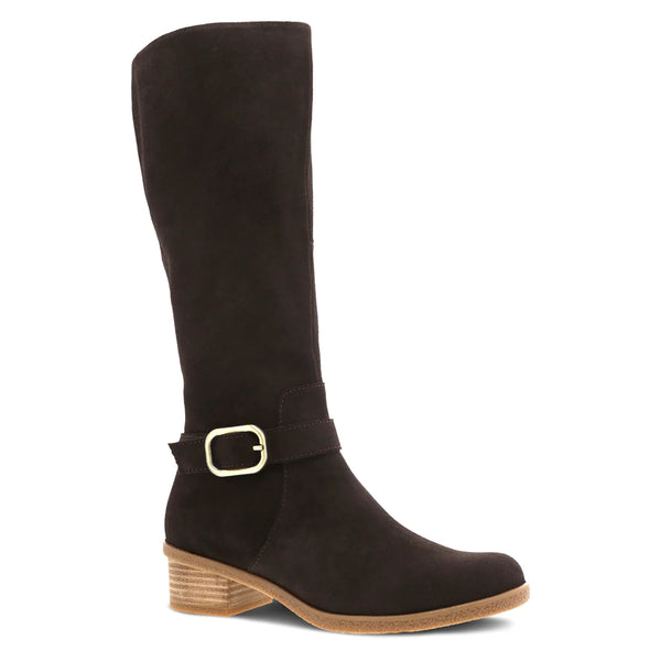 Women's DANSKO | Dalinda Waterproof Suede Boot | Chocolate
