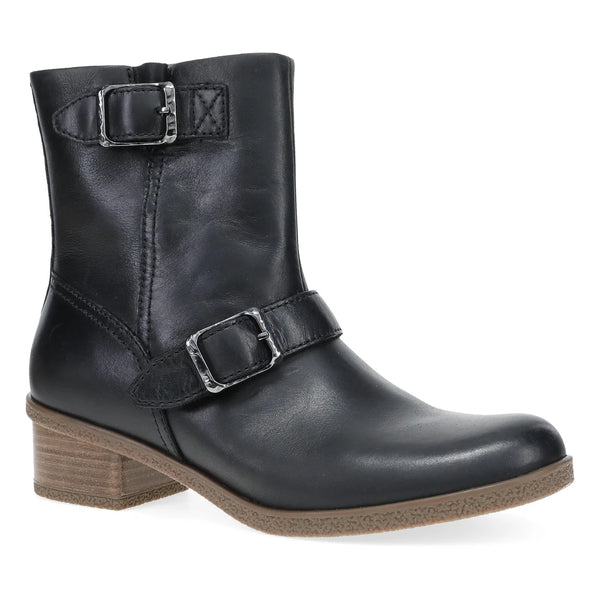 Women's Dansko | Delphine Waterproof Burnished Boot | Black