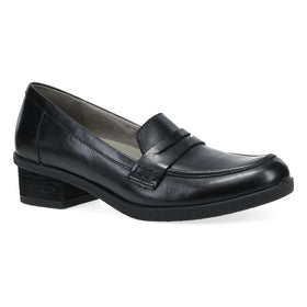Women's Dansko |Danica Waterproof Burnished Loafer | Black