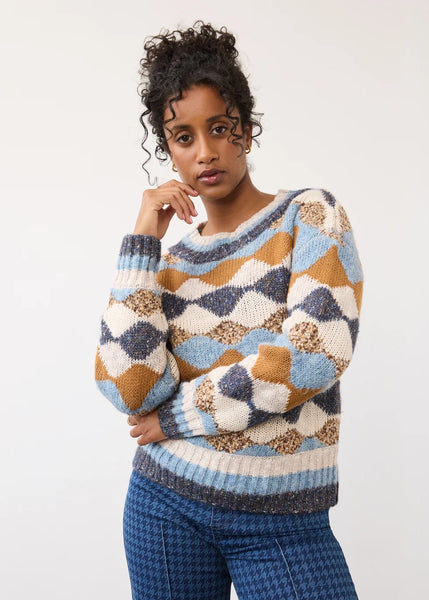 Women's French Dressing | Boat Neck Sweater | Neutral Layer