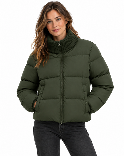 Women's Save the Duck | Soy - Jacket | Snake Green