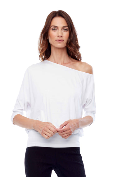 Women's Up! | Off Shoulder Flirty Top | White