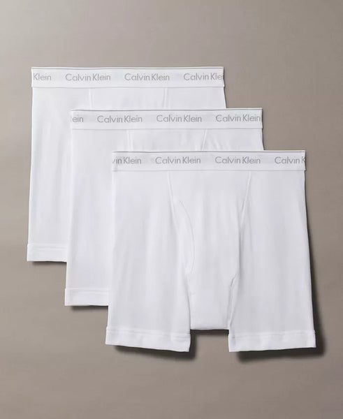 Men's Calvin Klein | Cotton Classics Boxer Briefs Underwear 3-Pack  | White