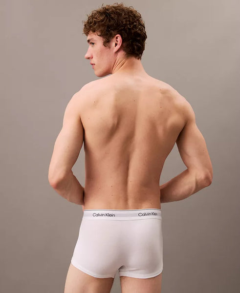 Men's Calvin Klein | Stretch Low Rise Trunks 3-Pack | White