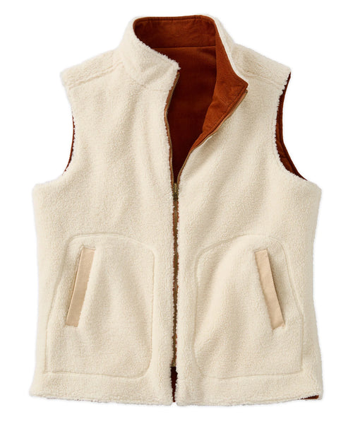 Men's Borgo28 | Winter Canvas Reversible Vest | Rust