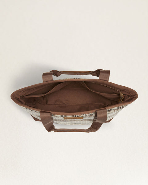 Women's Pendleton | Harding Star Zip Tote | Grey Mix