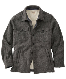 Men's Borgo 28 | Fleece Overshirt | Charcoal