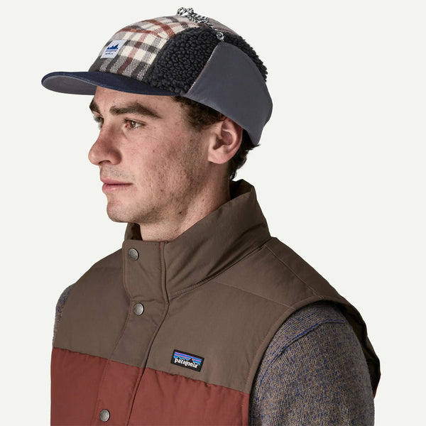 Men's Patagonia | Range Earflap Cap | Catch: Ink Black