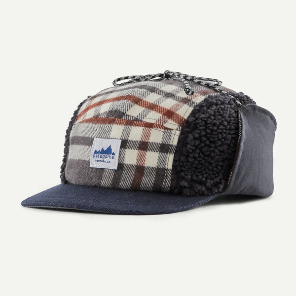 Men's Patagonia | Range Earflap Cap | Catch: Ink Black