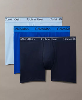 Men's Calvin Klein | 3-Pack Micro Stretch Boxer Briefs | Blue Multi
