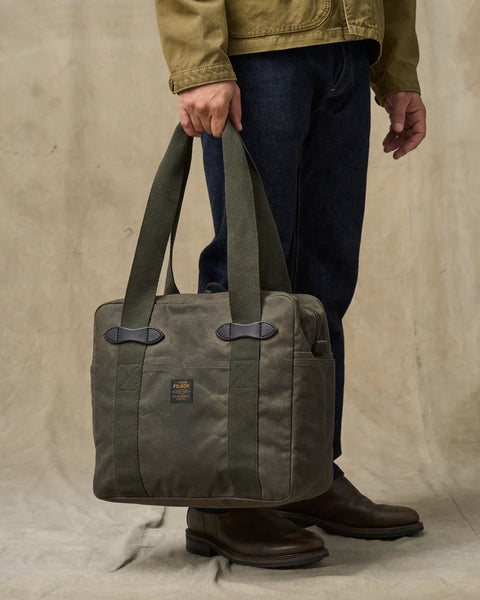Men's Filson | Tin Cloth Tote Bag | Otter Green