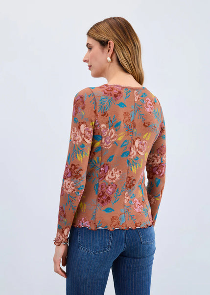 Women's French Dressing | Long Sleeve V-Neck Top | Primrose Hill