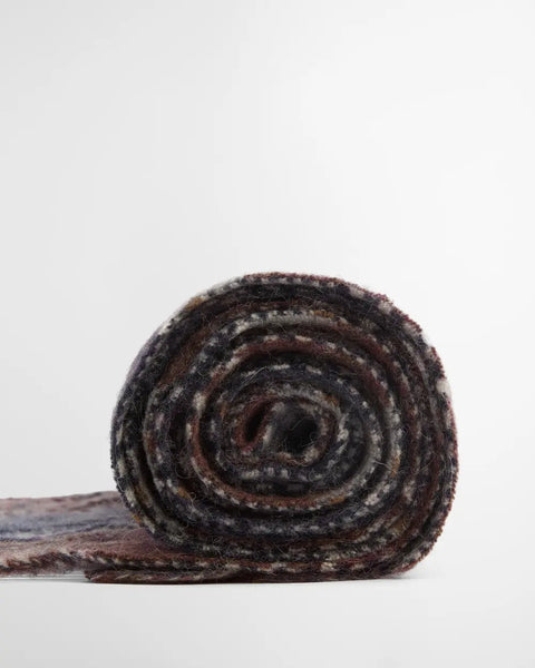 Men's Barbour | Dramside Reversible Lambswool Scarf | Midnight