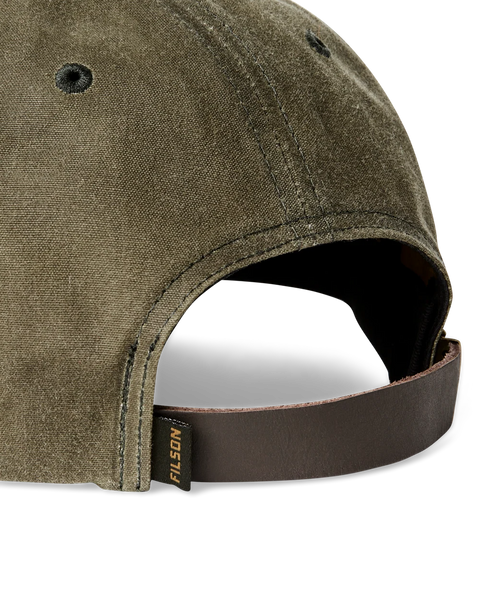 Men's Filson | Waxed Low-Profile Hat | Otter Green