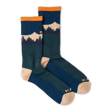 Men's Kavu | Moonwalk Socks | Mountain Stripe