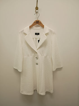 Women's Andria Lieu | Long Reese Jacket | Natural White