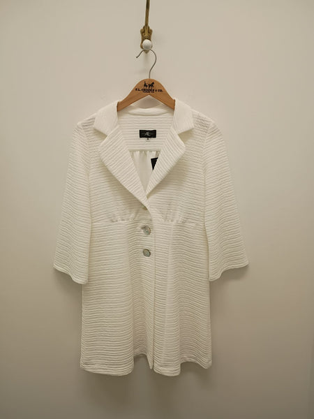 Women's Andria Lieu | Long Reese Jacket | Natural White