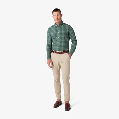Men's Mizzen + Main | Leeward Dress Shirt | Bistro Green