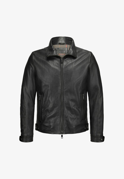 Men's Milestone | Nagano Leather Coat | Black
