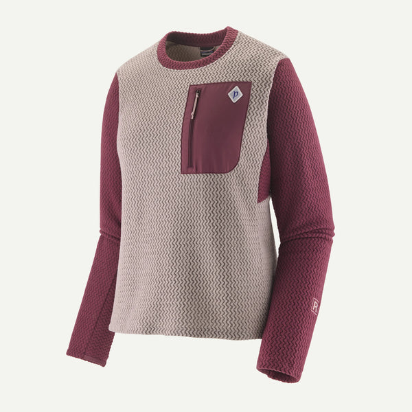 Women's Patagonia | R1® Air Crew | Sting Ray Mauve