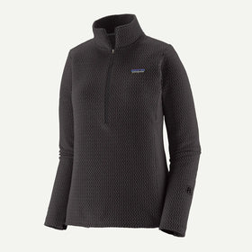 Women's Patagonia | R1® Air Fleece Zip-Neck | Black