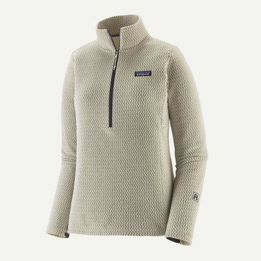 Women's Patagonia | R1 Air Zip Neck | Wool White