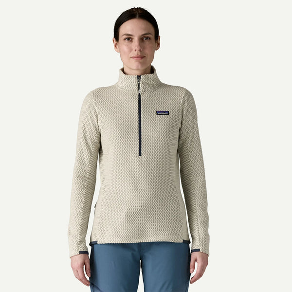 Women's Patagonia | R1 Air Zip Neck | Wool White