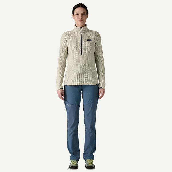Women's Patagonia | R1 Air Zip Neck | Wool White