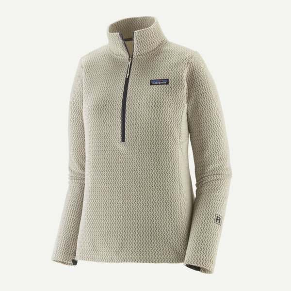 Women's Patagonia | R1 Air Zip Neck | Wool White