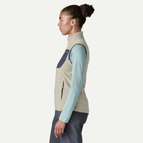 Women's Patagonia | R1® Air Fleece Vest | Wool White